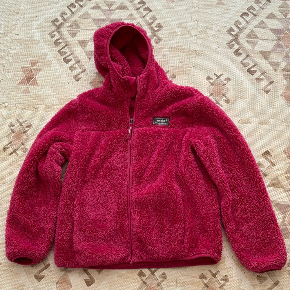 Girls Eddie Bauer fleece jacket 10/12